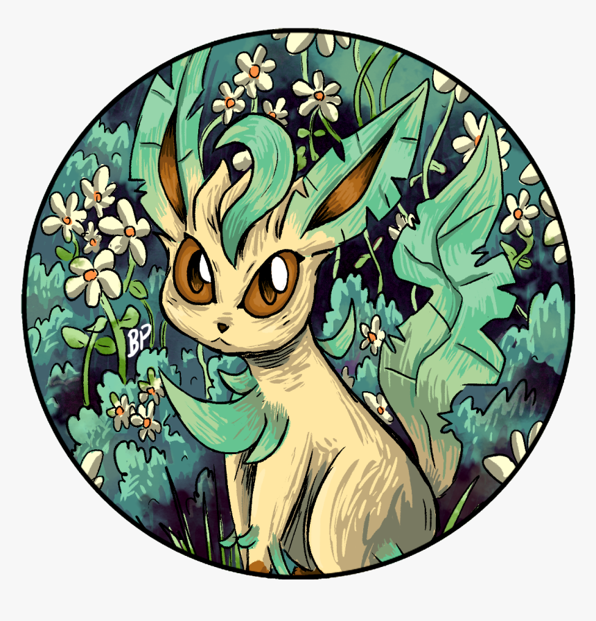 Leafeon - Cartoon, HD Png Download, Free Download