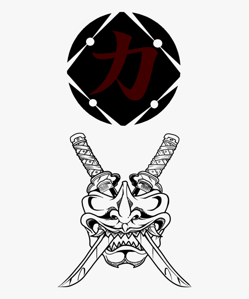 Genji Drawing Step By Bad Shuriken Free Books - Easy Oni Mask Drawing, HD Png Download, Free Download