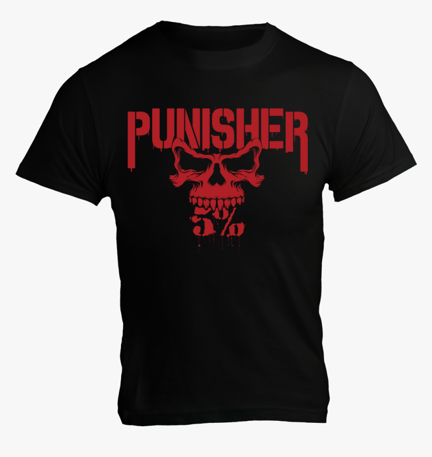 Punisher, Black T Shirt With Red Lettering"
 Data Max - T-shirt, HD Png Download, Free Download