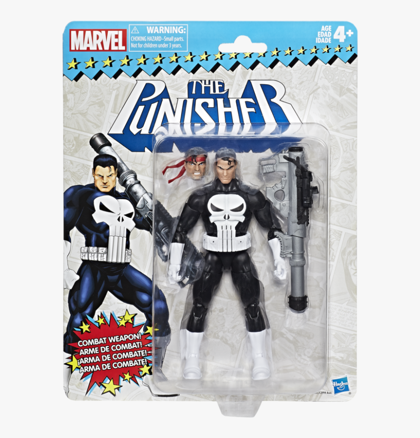 Vintage Series - Marvel Legends Vintage Punisher, HD Png Download, Free Download