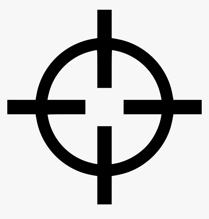 Pointer Icon Png - Crosshair Svg, Transparent Png, Free Download