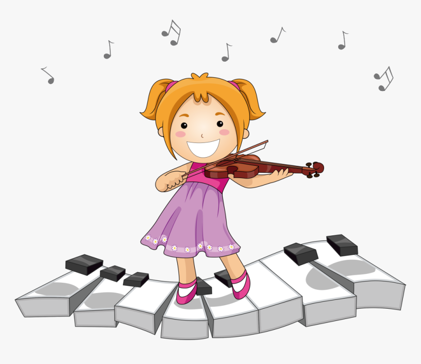 Cartoon Children Piano Decorative Elements - Taller De Musica Para Niños, HD Png Download, Free Download