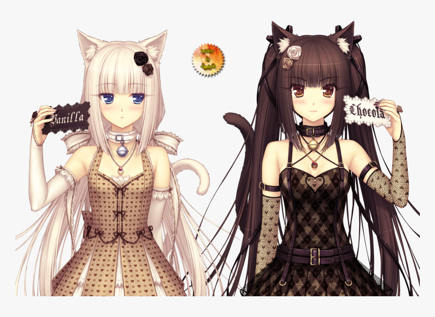 Chocola Et Vanilla - Anime Vanilla And Chocolate, HD Png Download, Free Download