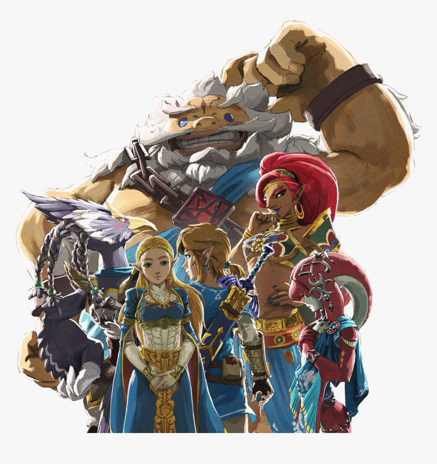 Breath Of The Wild - Legend Of Zelda Breath Of The Wild Characters, HD Png Download, Free Download
