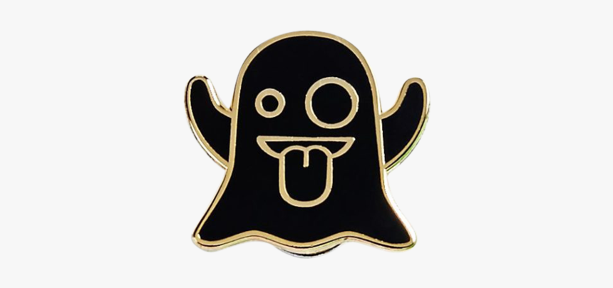 Ghost Emoji Pin - Snapchat Logo Halloween, HD Png Download, Free Download