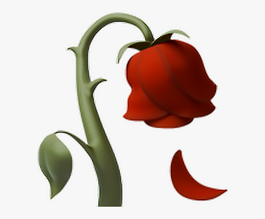 Banner Royalty Free Download Rose Clipart Free On Dumielauxepices - Iphone Dead Rose Emoji, HD Png Download, Free Download