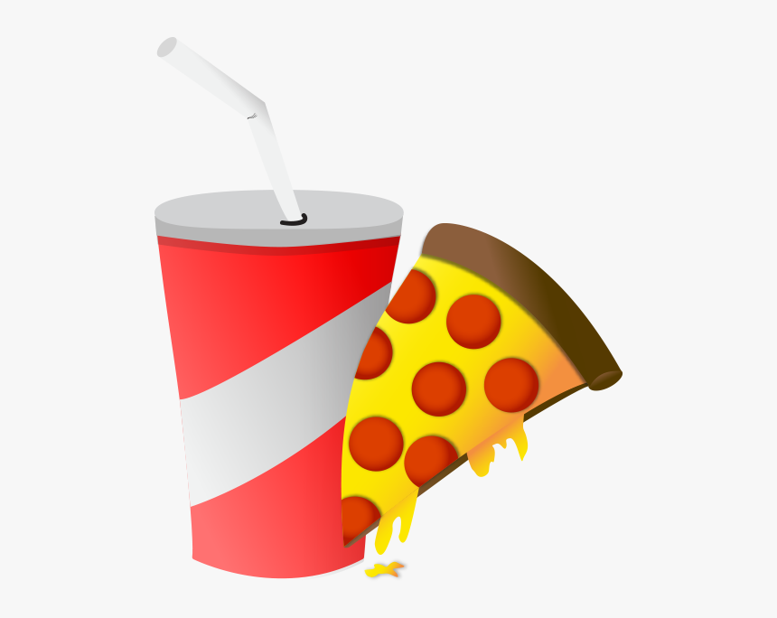 Drink And Pizza Emoji - Pizza And Drink Emoji, HD Png Download - kindpng