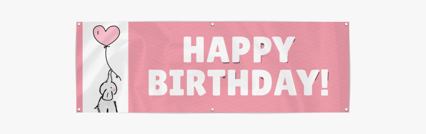 Simply Happy Birthday Banner Template Preview - Coquelicot, HD Png Download, Free Download