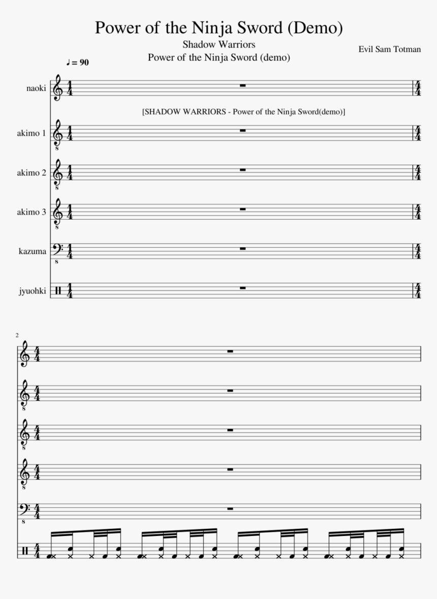 Connor's Theme Sheet Music, HD Png Download, Free Download