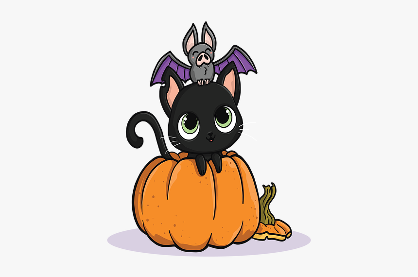 Halloween Cute Cat, Cute Cat, Halloween Cat - You Ve Been Booed, HD Png Download, Free Download