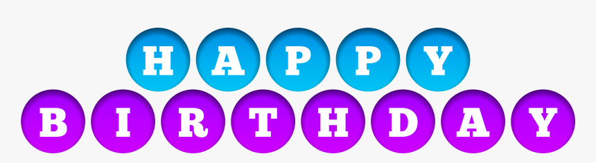 Happy Birthday Purple And - Monserrate, HD Png Download, Free Download