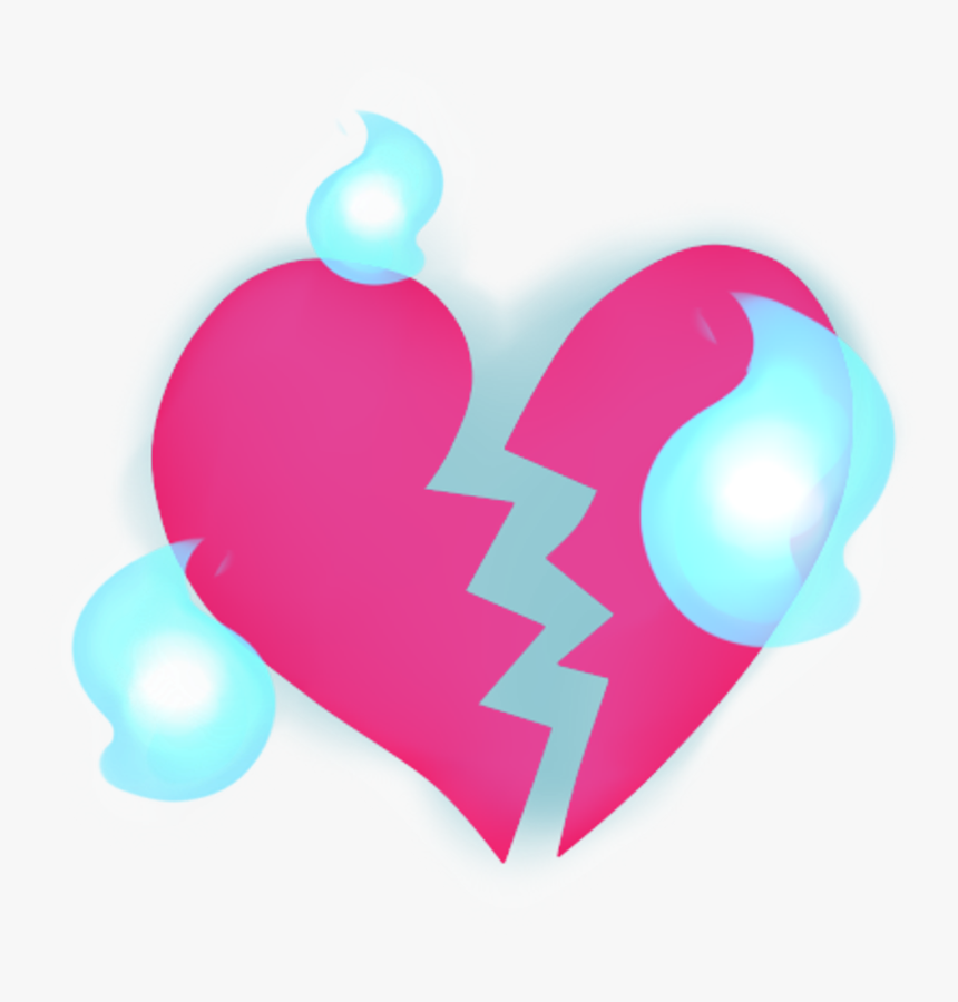 #emoji #brokenheart #heart, HD Png Download, Free Download