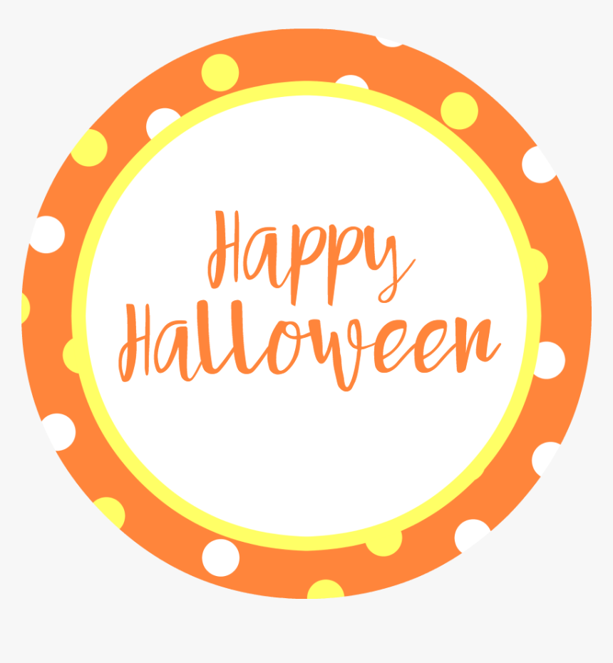 Halloween Gift Tag - Circle, HD Png Download, Free Download