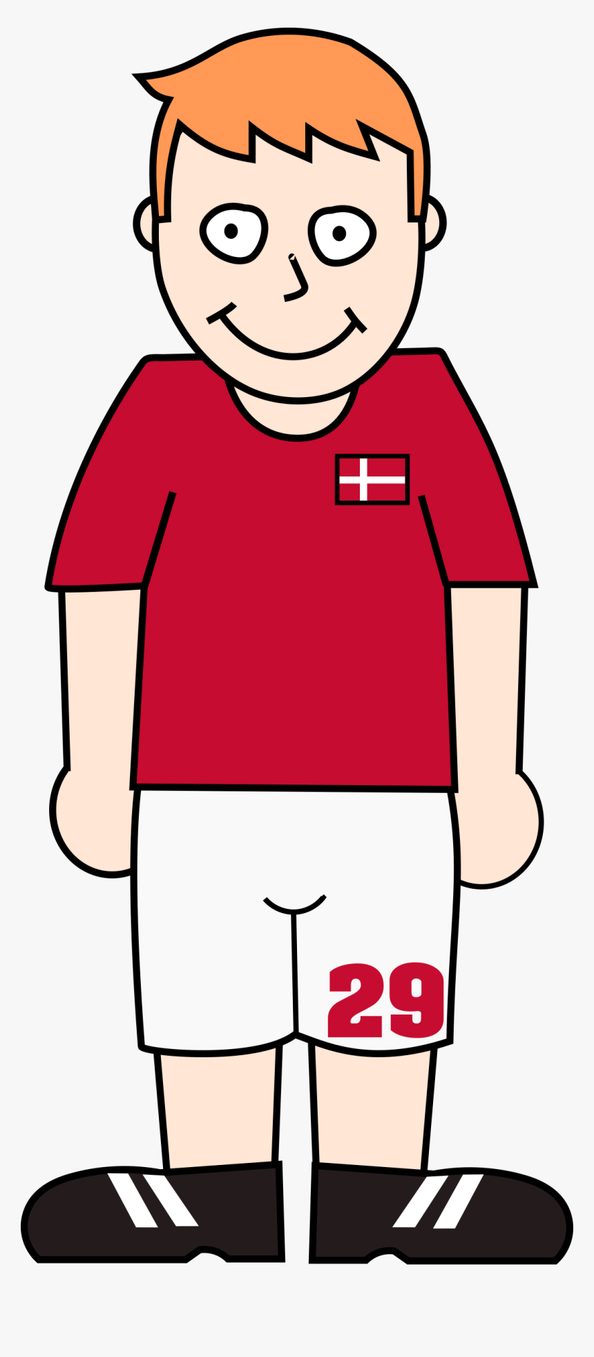 World Cup Soccer Player Clipart Png Transparent Png - Standing Soccer Player Clipart, Png Download, Free Download