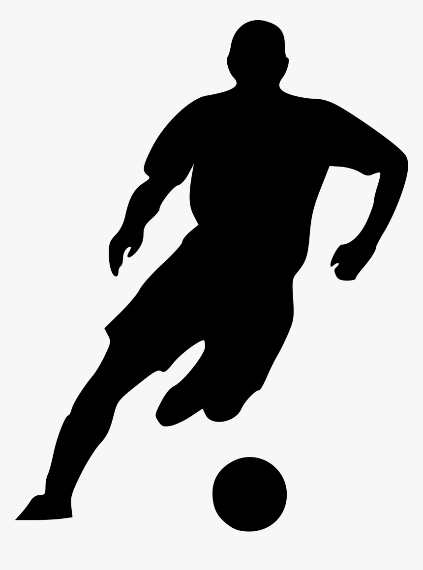 Soccer Player Clipart - Football Player Clipart Png, Transparent Png, Free Download