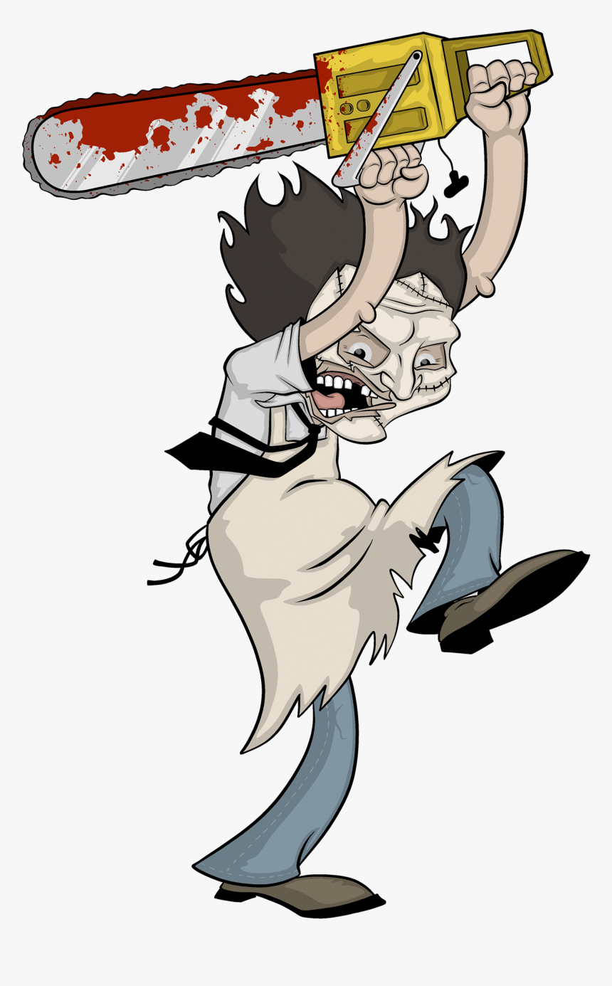 Transparent Leatherface Png - Leatherface Cartoon, Png Download, Free Download