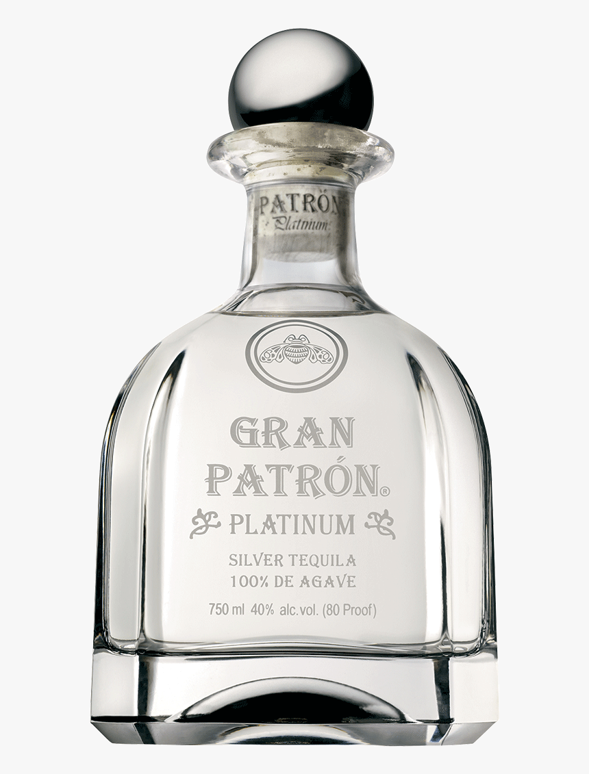 Patron Bottle Png - Gran Patron Platinum Tequila, Transparent Png, Free Download