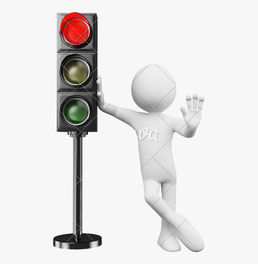 Stoplight Clipart Traffic Junction - Red Traffic Light Drawing, HD Png Download, Free Download