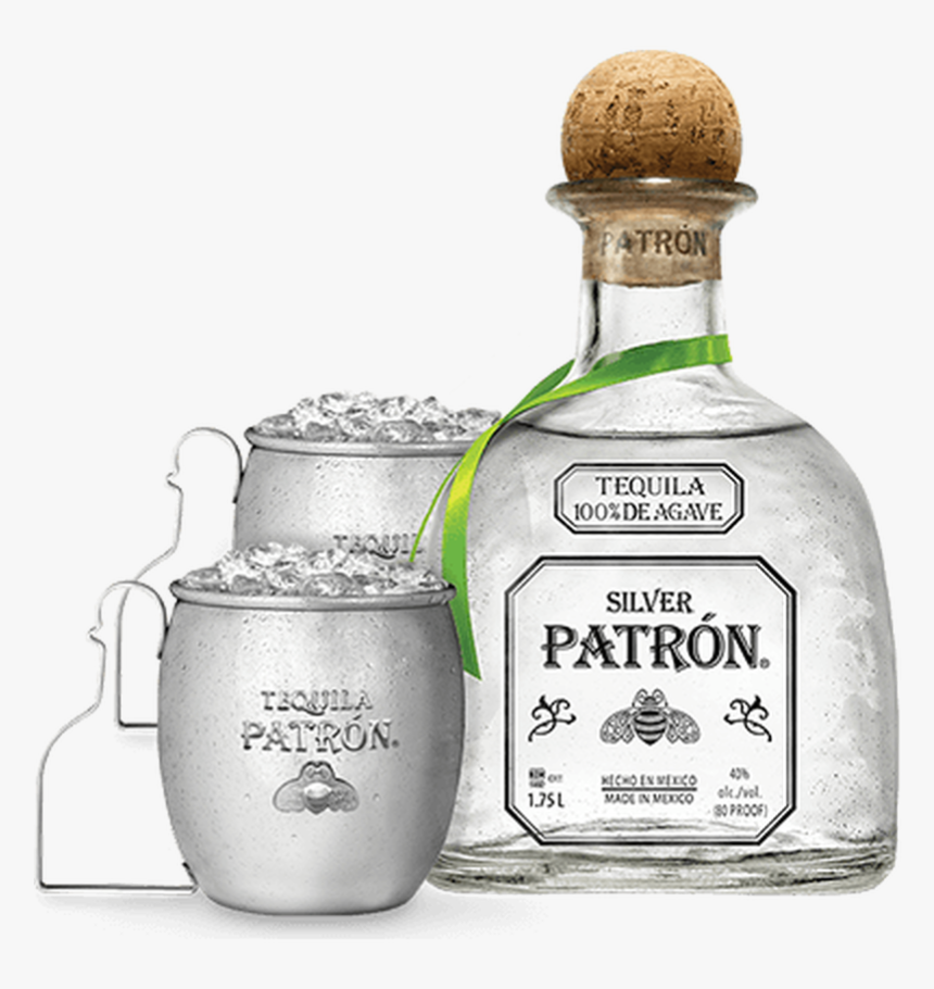 Patron Reposado Tequila - Silver Patron Tequila, HD Png Download is free tr...