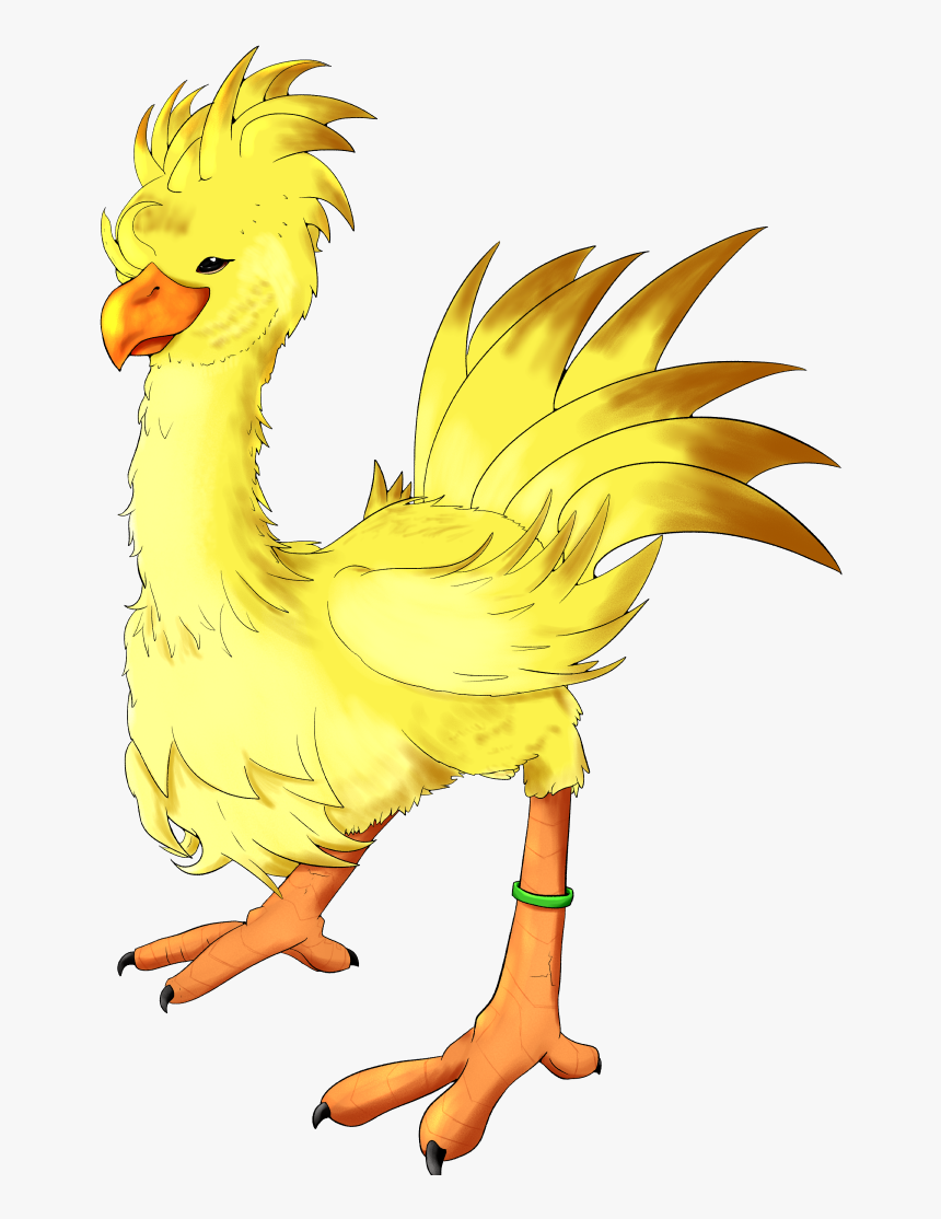 Chocobo - Cartoon - Rooster, HD Png Download, Free Download