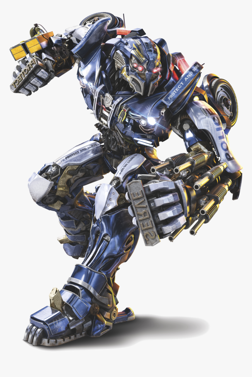 Crosshairs Transformers Png - Transformers Last Knight Barricade, Transparent Png, Free Download