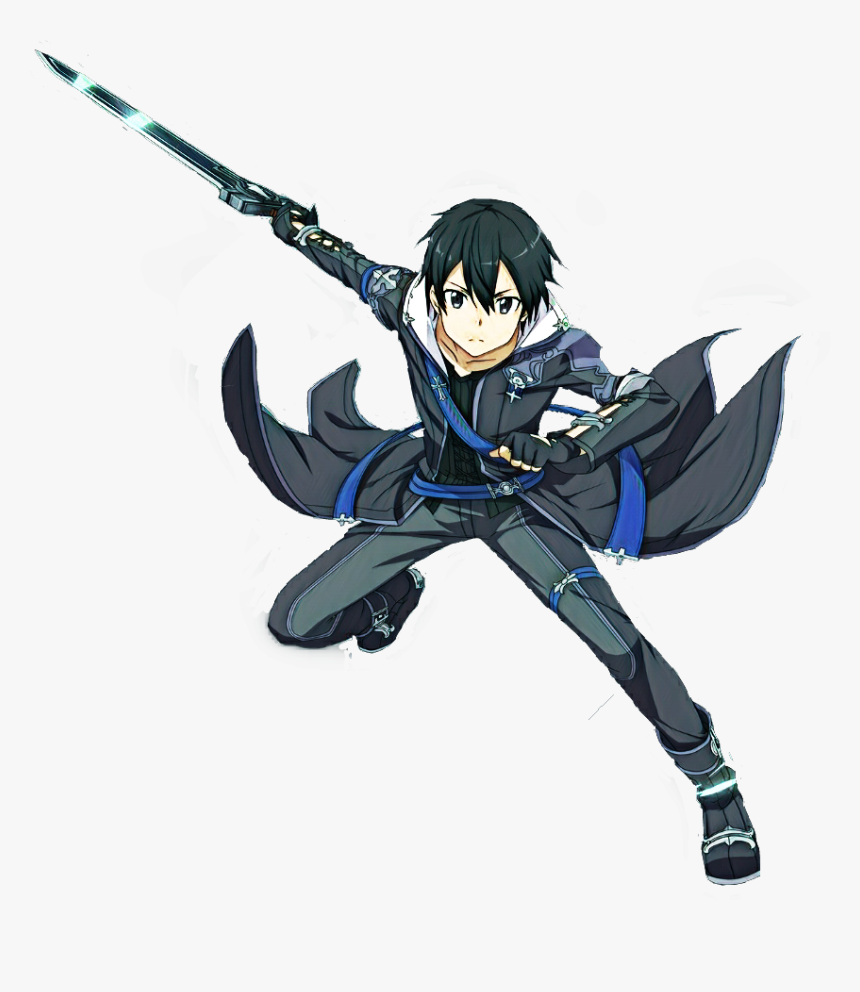 #kirito #sword #sao #animeguy #freetoedit - Sword Art Online Hollow Realization Kirito, HD Png Download, Free Download