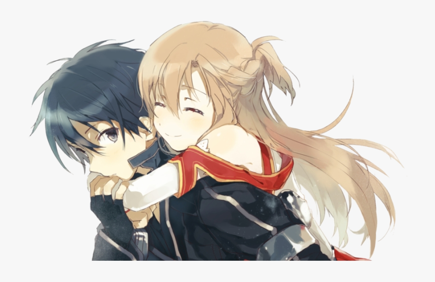 Sword Art Online Anime Kirito And Asuna Clipart Et - Cute Kirito And Asuna, HD Png Download, Free Download