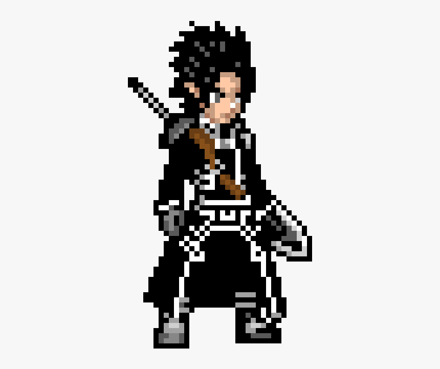 Pixel Art Sword Art Online Hd Png Download Kindpng