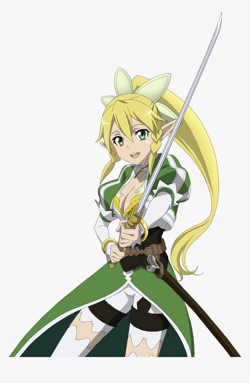 Image] Kirito And Leafa - Leafa Sword Art Online Render, HD Png Download, Free Download