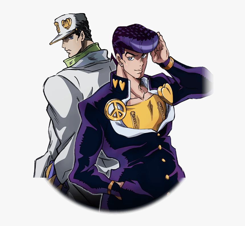 Ssr) Josuke Higashikata And Jotaro Kujo (promotional), HD Png Download, fre...