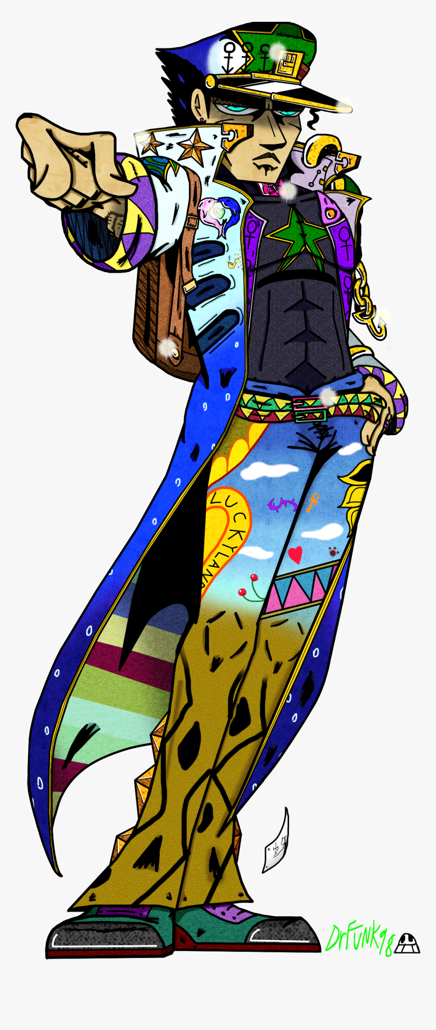 Jotaro Kujo - Cartoon, HD Png Download, Free Download