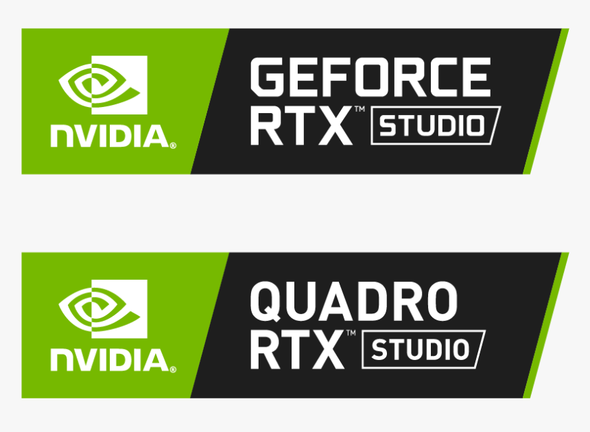 Nvidia Unveils Rtx Studio Laptops And Studio Drivers - Nvidia, HD Png Download, Free Download