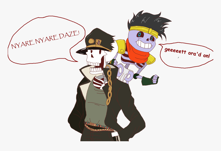 Nyare Nyare Daze Qeeeeett Ora"d On Undertale Vertebrate - Undertale Jojo, HD Png Download, Free Download