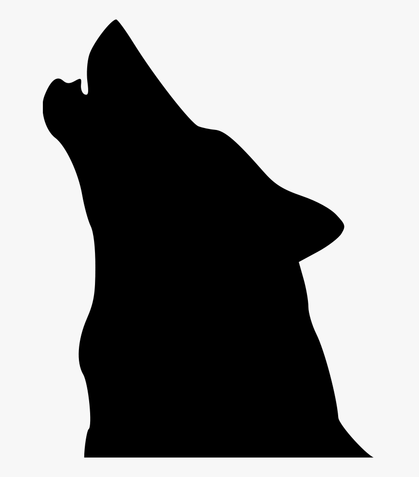Wolf Clip Art Silhouette Of Wolf Head Hd Png Download Kindpng