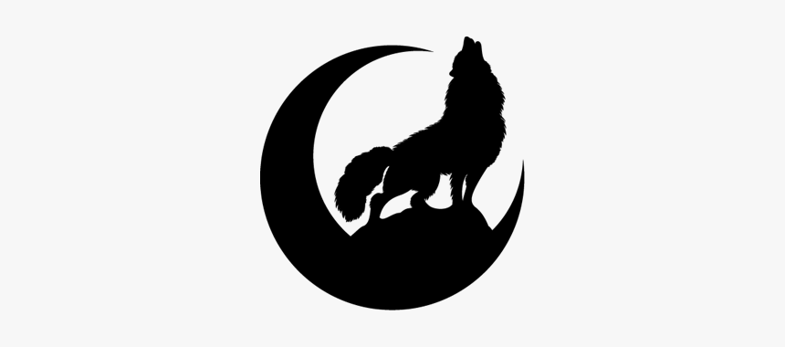 #ftestickers #moon #wolf #silhouette - Bozkurt Vektör, HD Png Download, Free Download