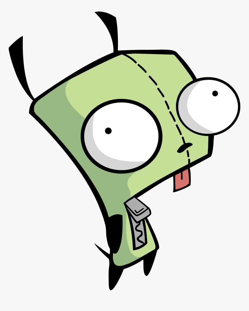 Transparent Invader Zim Png - Gir Invader Zim Drawing, Png Download, Free Download