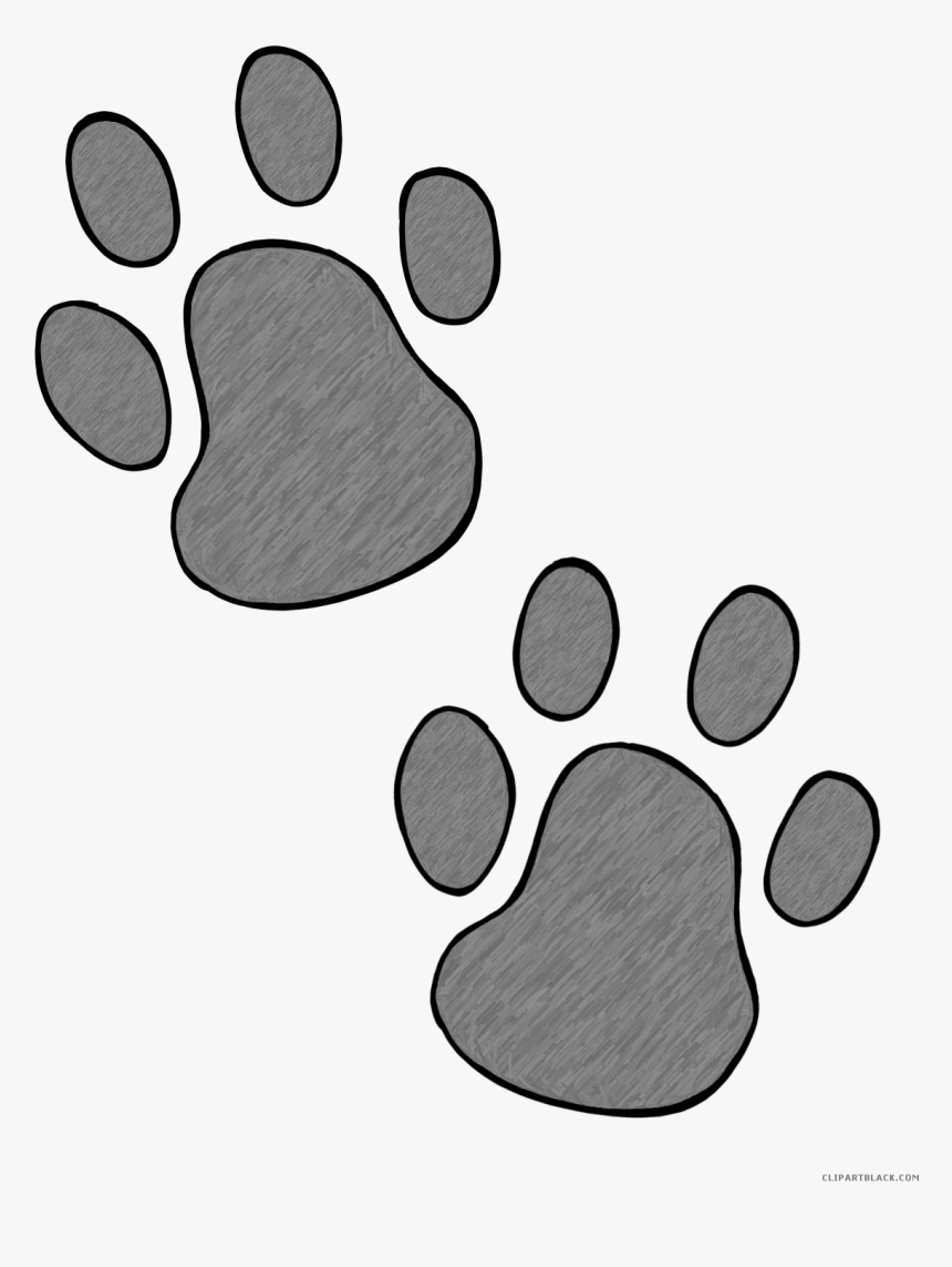 Wolf Silhouette Vinyl Decal - Paw, HD Png Download, Free Download