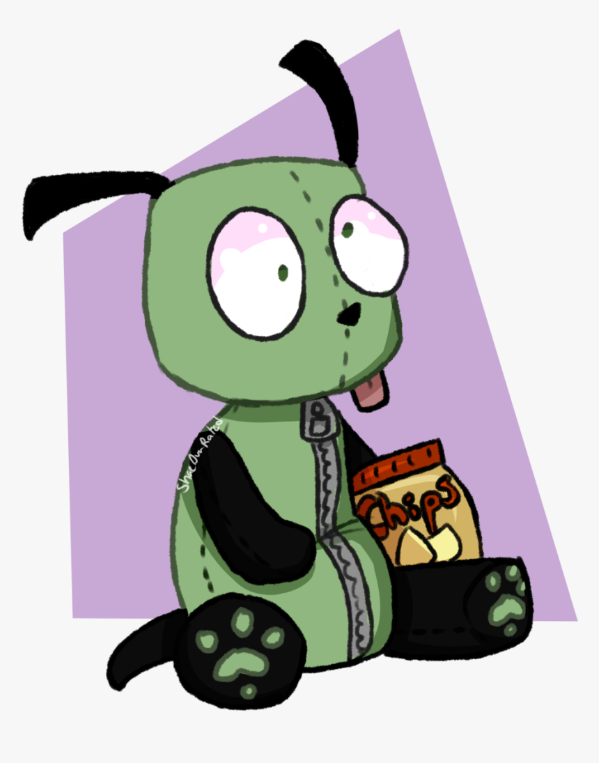 Take This Gir From Invader Zim Commissions - Cartoon, HD Png Download, Free Download