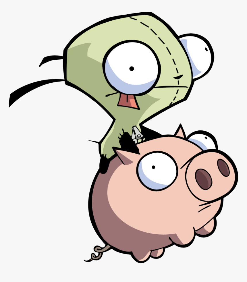 Gir Invader Zim Pig - Iphone Invader Zim Gir, HD Png Download, Free Download