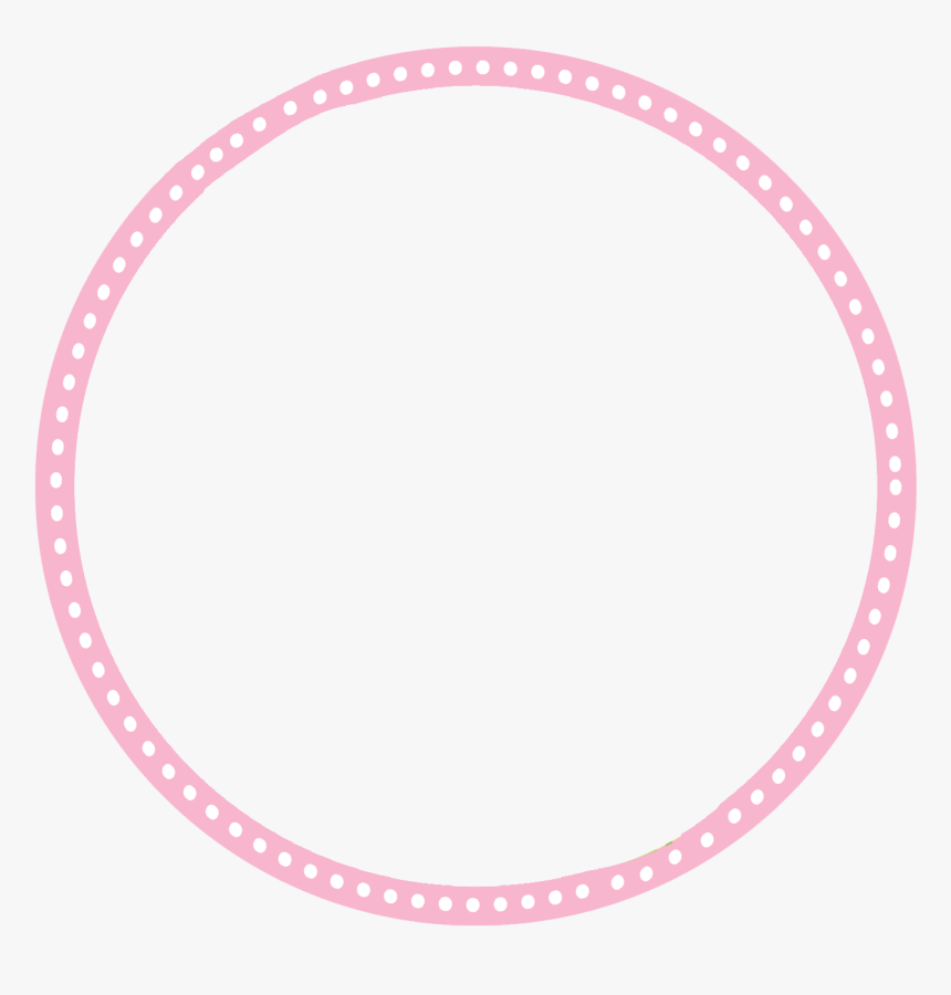 Circle Border Png - Circle Border Pink Png, Transparent Png, Free Download