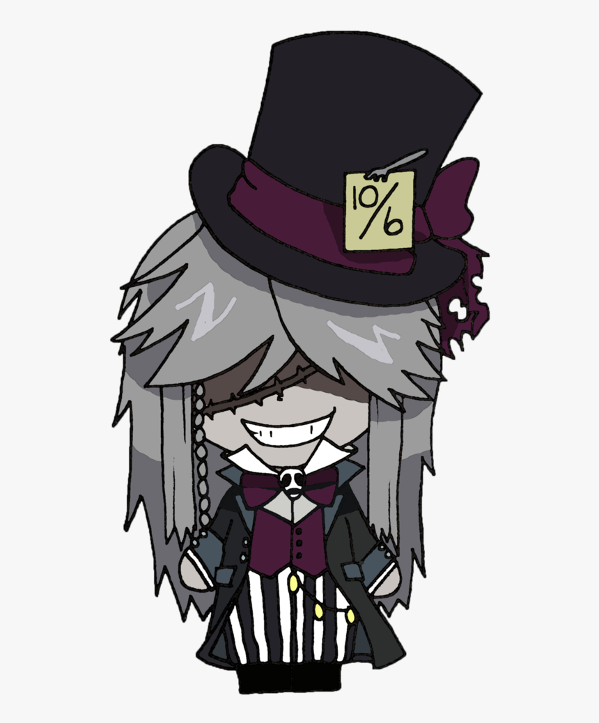 Black Butler Chibi Form - Chibi Undertaker Black Butler Drawing, HD Png Download, Free Download