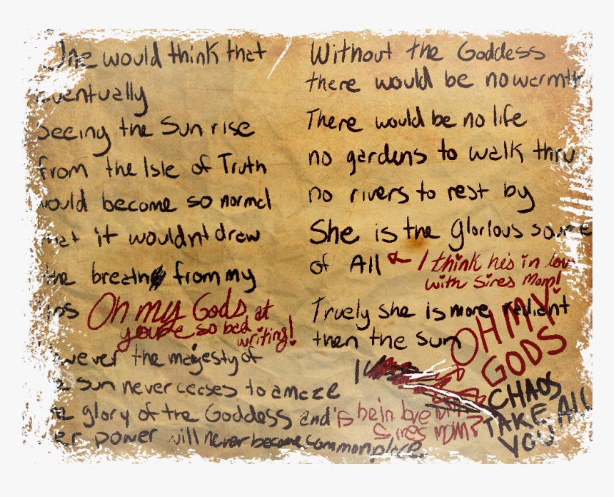 Transparent Piece Of Paper Png - Handwriting, Png Download, Free Download