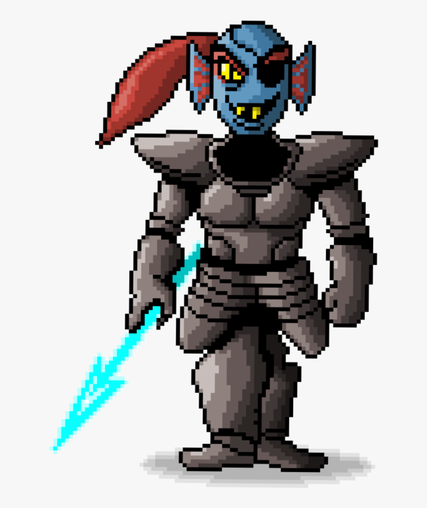 Transparent Undyne Png - Undertale Undyne Colored Sprite, Png Download, Free Download