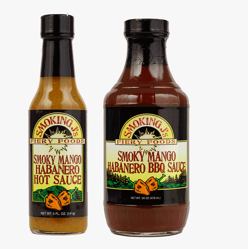 Smoky Mango Habanero Bbq & Hot Sauce - Mango Habanero Bbq Sauce, HD Png Download, Free Download