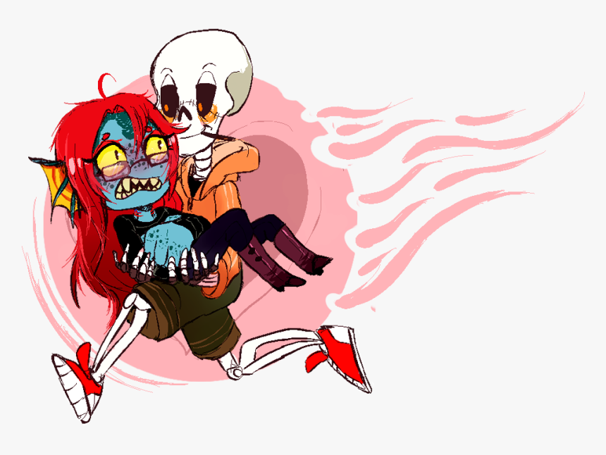 Pap Undyne Undyne X Papyrus Underswap Hd Png Download Kindpng