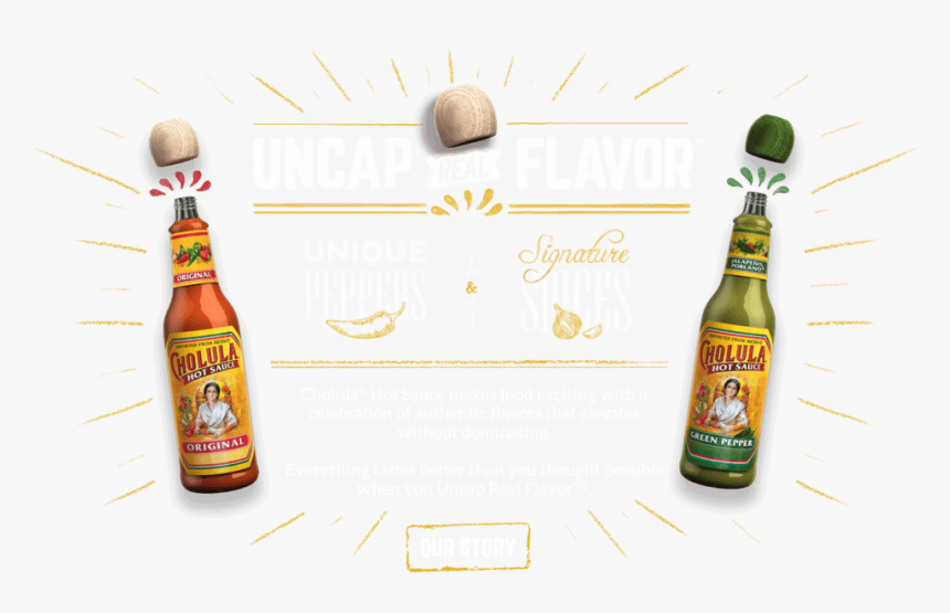 Uncap Real Flavor - Chuluota Hot Sauce, HD Png Download, Free Download