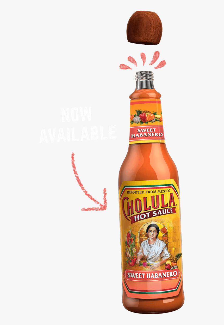 Sweet Habanero Now Available - Cholula Hot Sauce Png, Transparent Png, Free Download