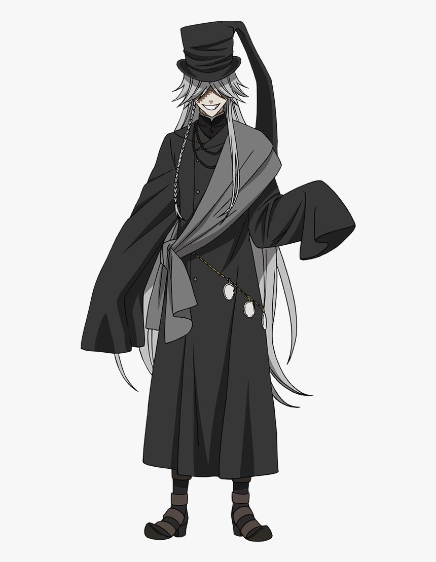 Anime, Shiba Minako, A-1 Pictures, Kuroshitsuji, Kuroshitsuji - Undertaker Without Hat Black Butler, HD Png Download, Free Download