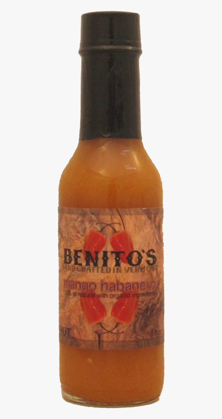 Benito"s Mango Habanero Hot Sauce - Glass Bottle, HD Png Download, Free Download