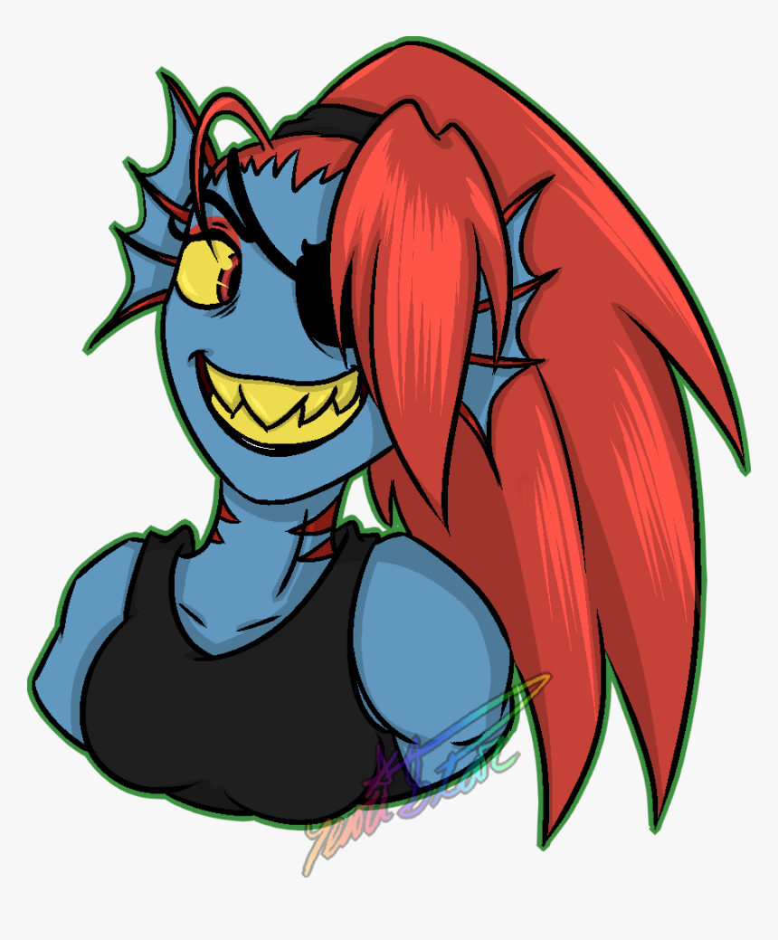 Undyne Sticker - Cartoon, HD Png Download, Free Download